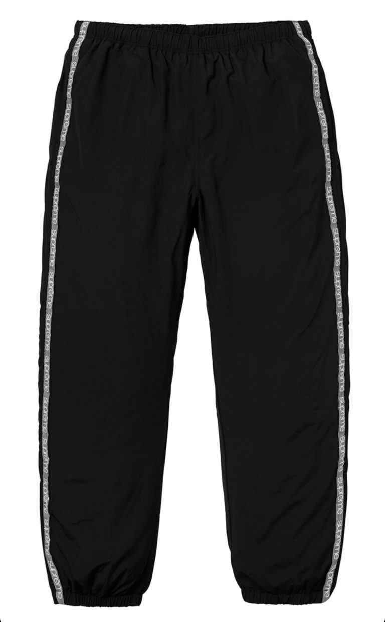 supreme tonal taping track pants