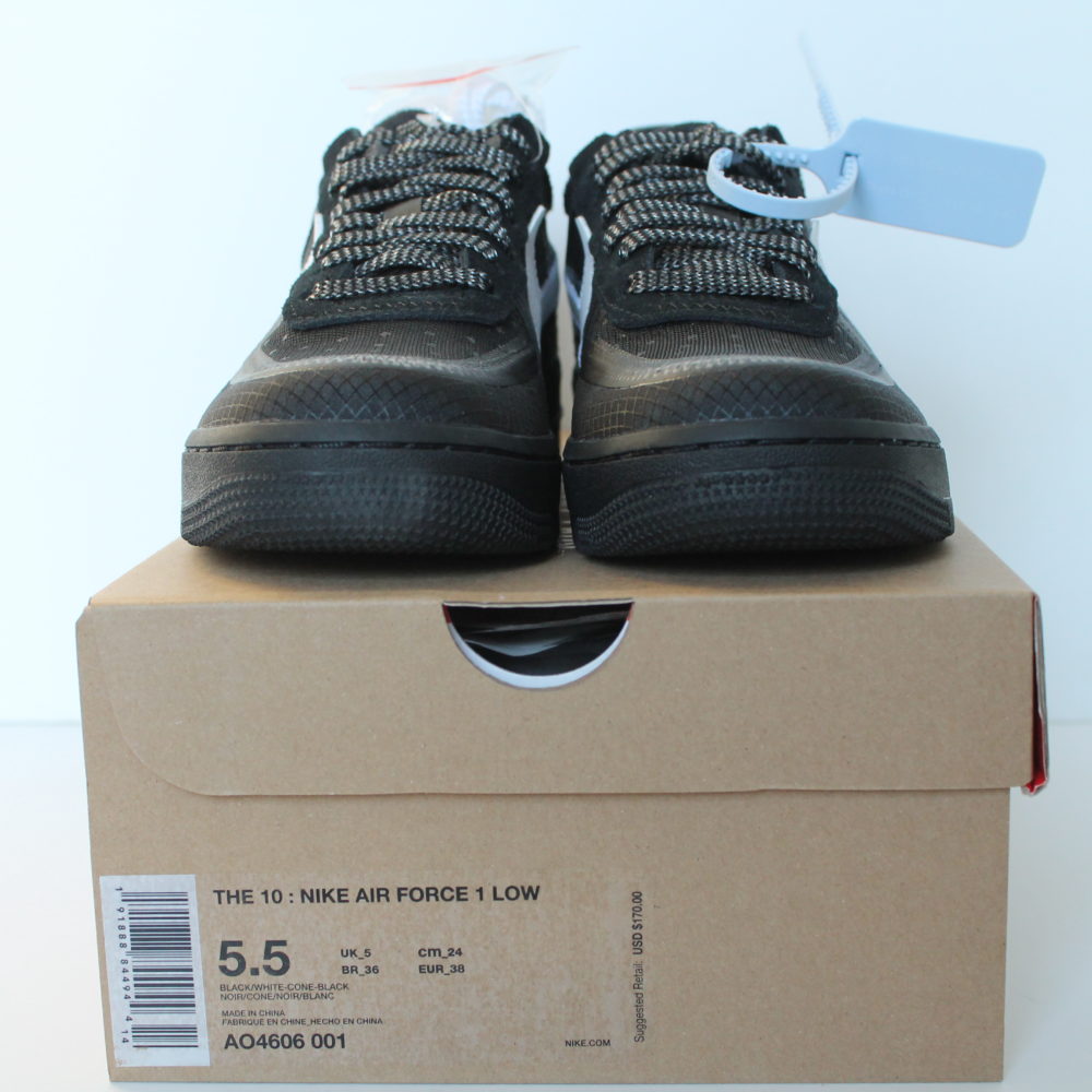 The 10: Nike Air Force 1 x Off-White™ (Black) - AuthentKicks