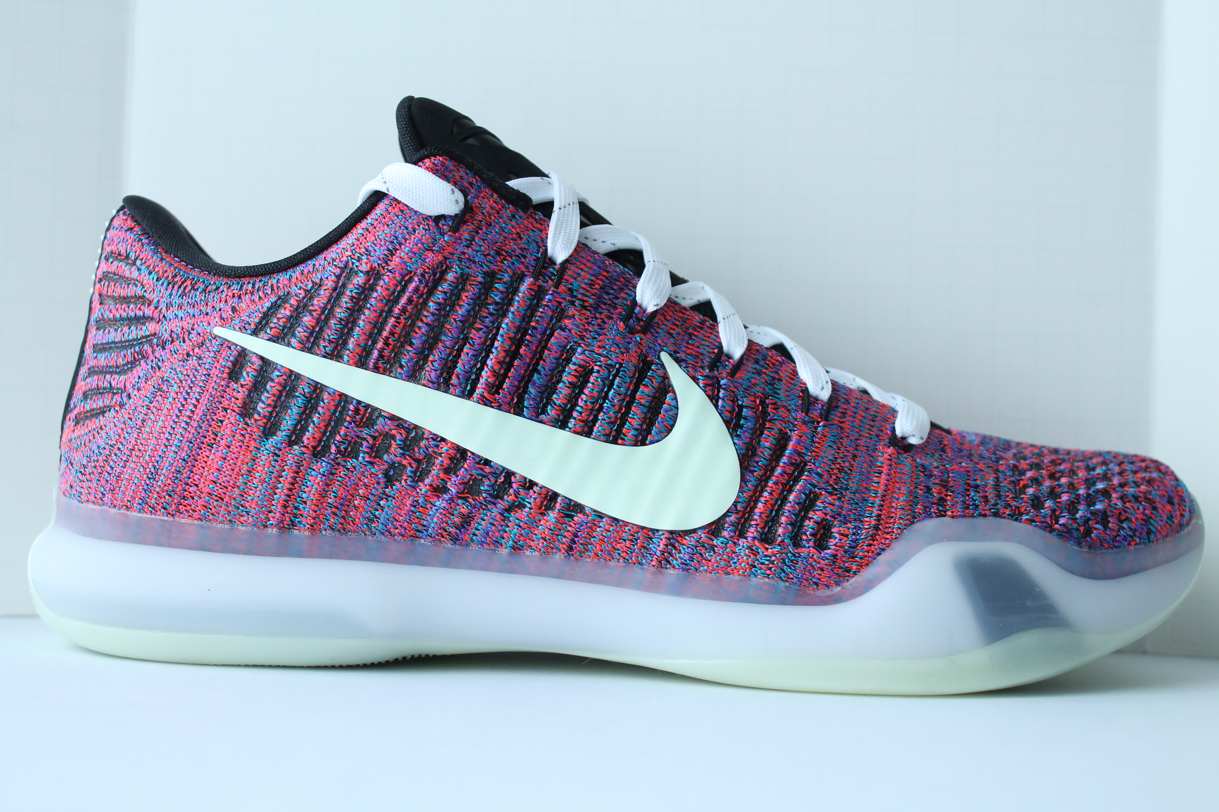 Nike Air Kobe X Elite Low iD Full Multicolor - Iridescent Nike Swoosh & Soles