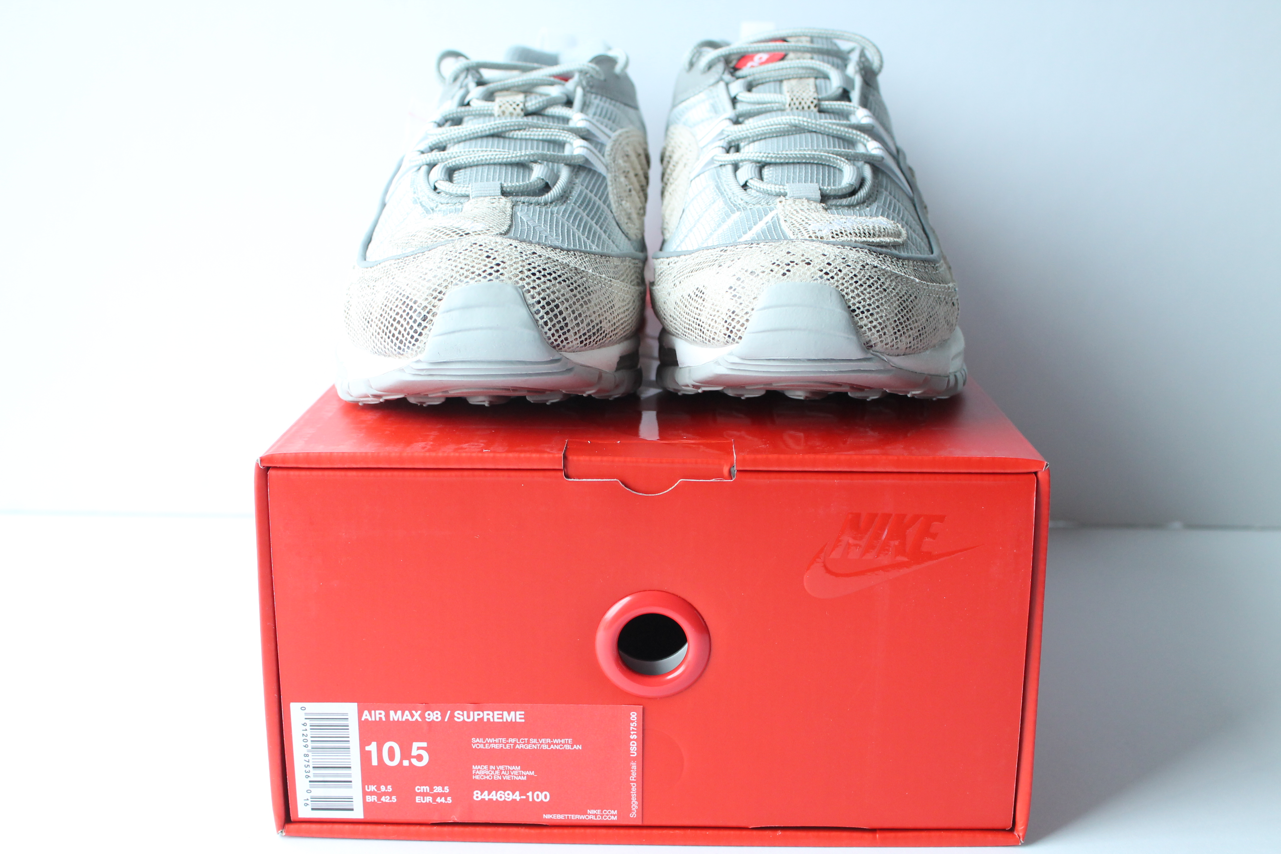 supreme air max 98 box