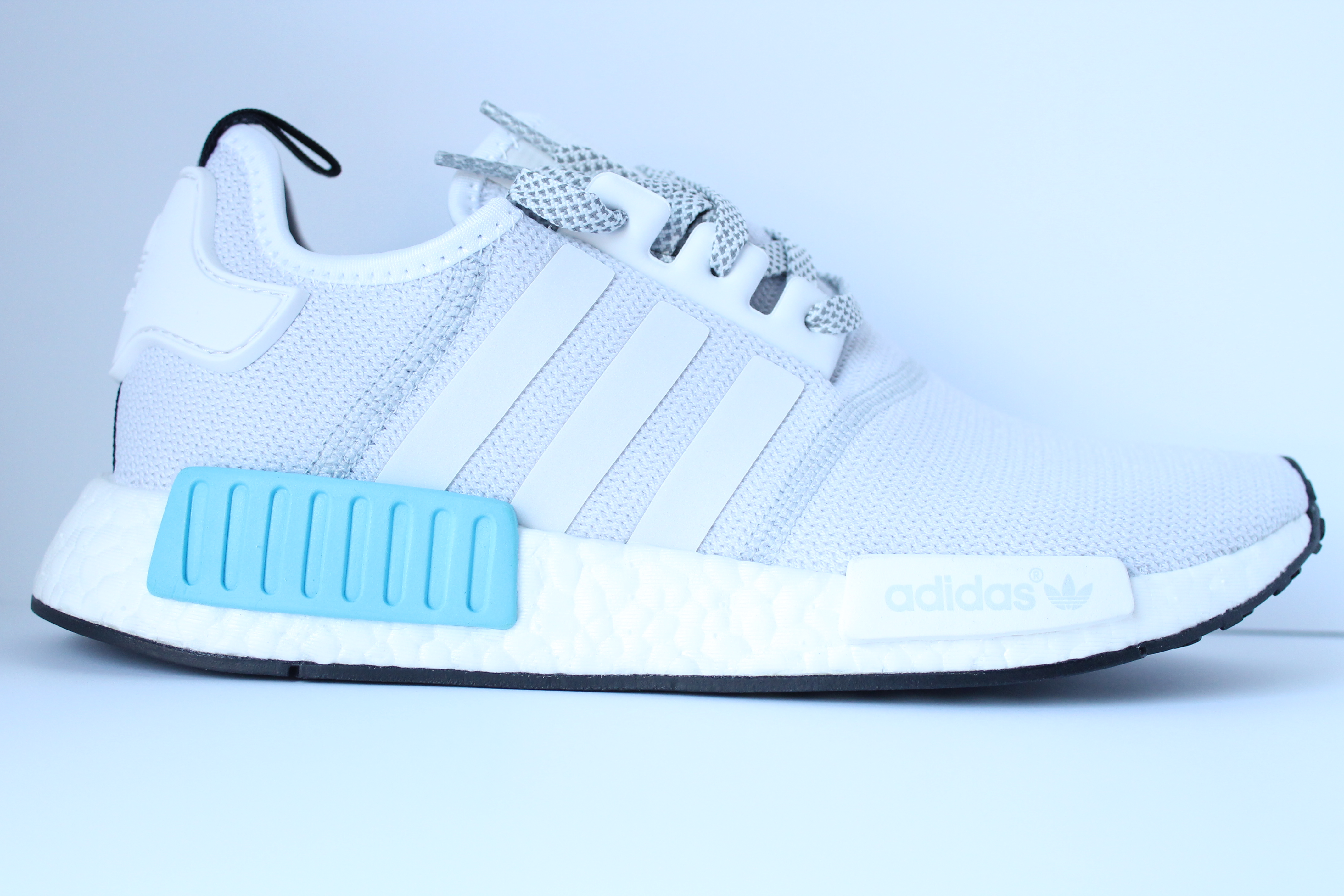 Adidas NMD R1 - "Bright Cyan" White