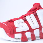 Nike Supreme Air More Uptempo - Red