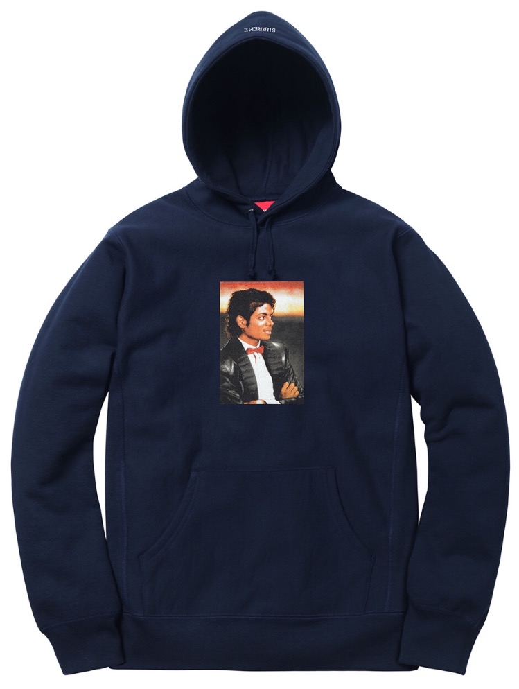 Supreme Michael Jackson Hooded Sweatshirt - Navy