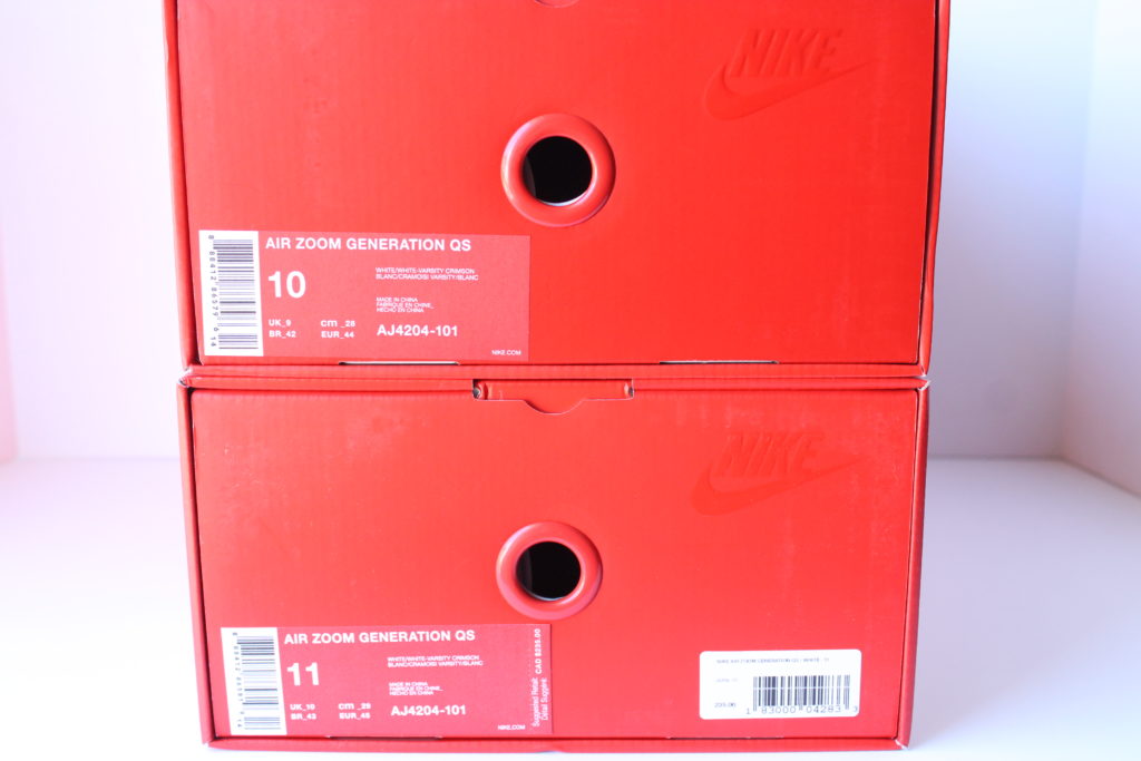 nike zoom box
