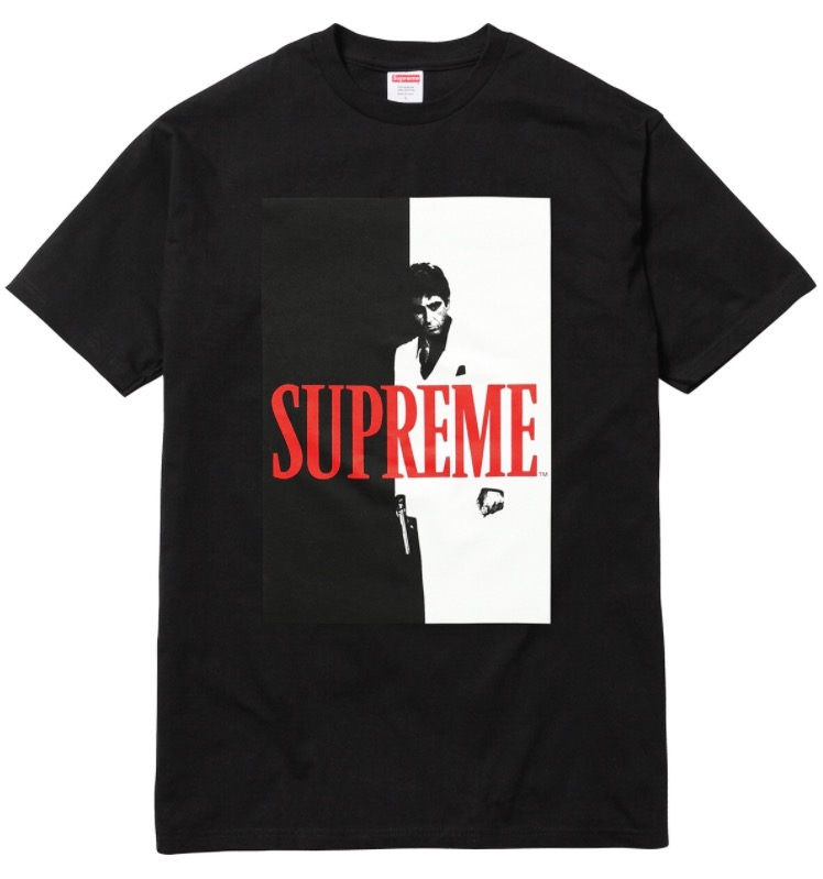 Supreme Scarface Split Tee - Black