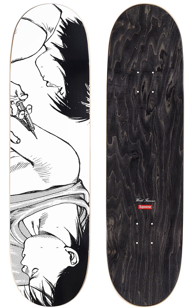 SUPREME AKIRA SYRINGE SKATEBOARD