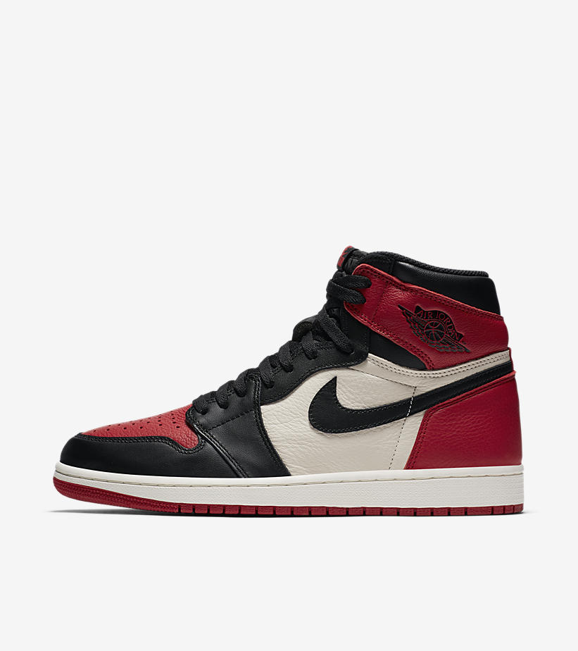 Air Jordan 1 Retro OG - Bred Toe
