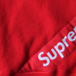 Supreme Corner Label Hooded Sweatshirt - RED