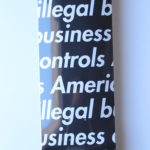 Supreme illegal business controls America Skate Deck - Black