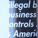 Supreme illegal business controls America Skate Deck - Black