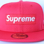 Supreme Mesh Box Logo New Era Hat - Red