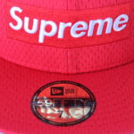 Supreme Mesh Box Logo New Era Hat - Red