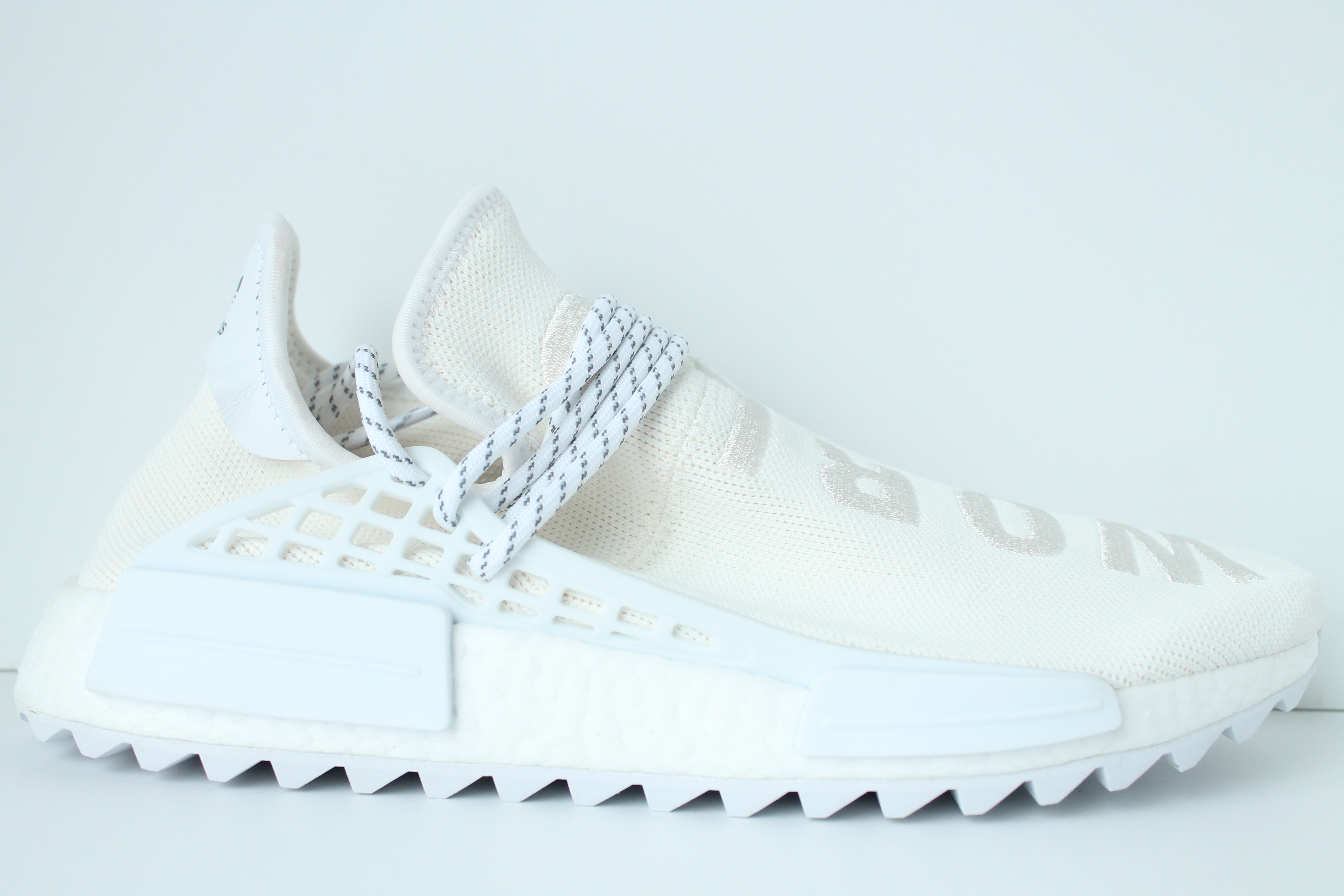 adidas Pharrell Williams HU NMD Blank Canvas - White