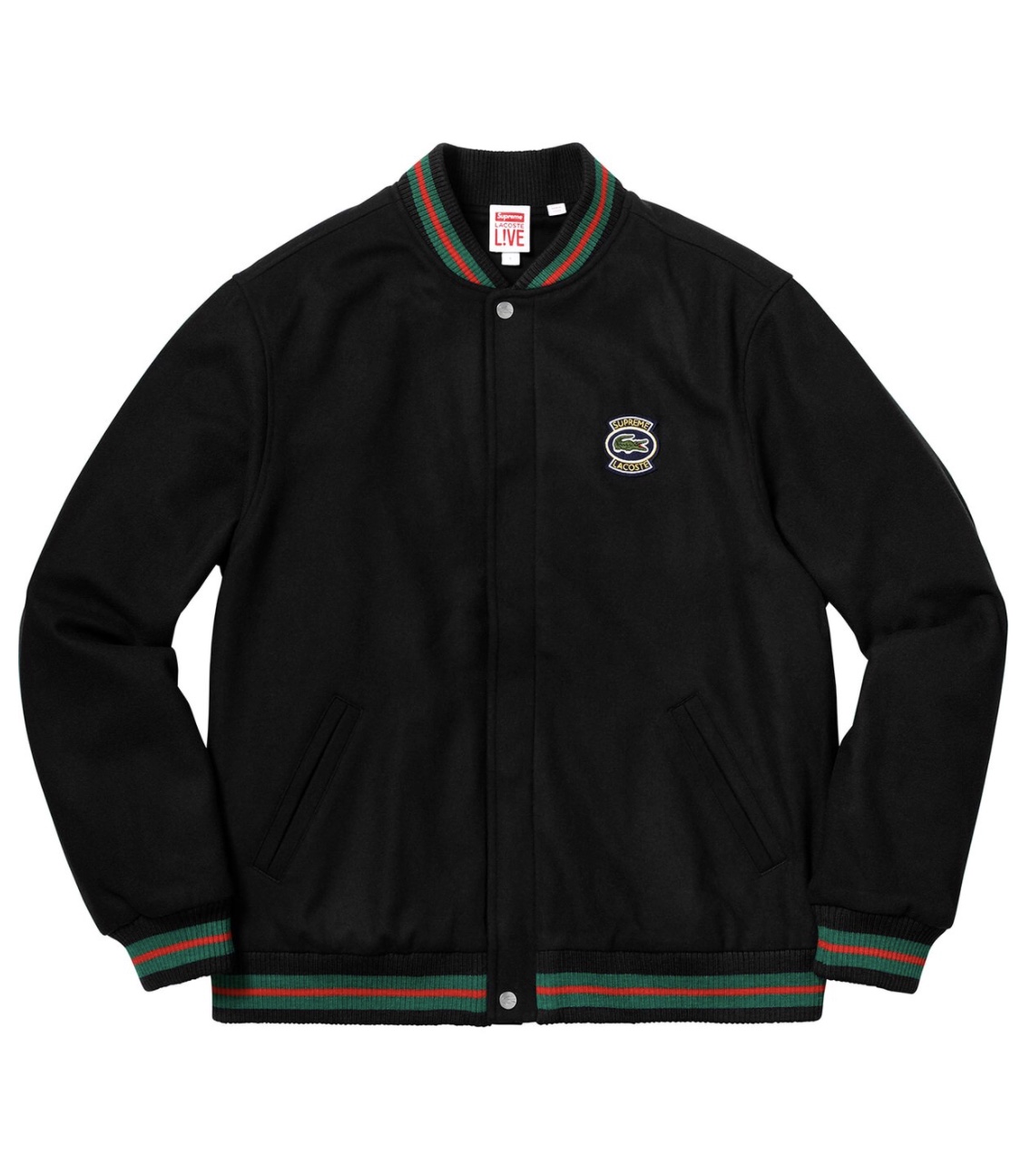 Supreme®️/LACOSTE Wool Varsity Jacket - AuthentKicks