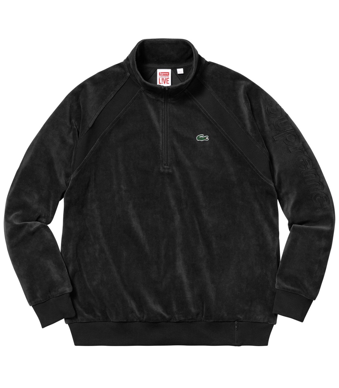 Supreme®️/LACOSTE Velour Half-Zip Track Top
