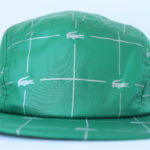 Supreme®️/LACOSTE Reflective Grid Nylon Camp Cap - Green