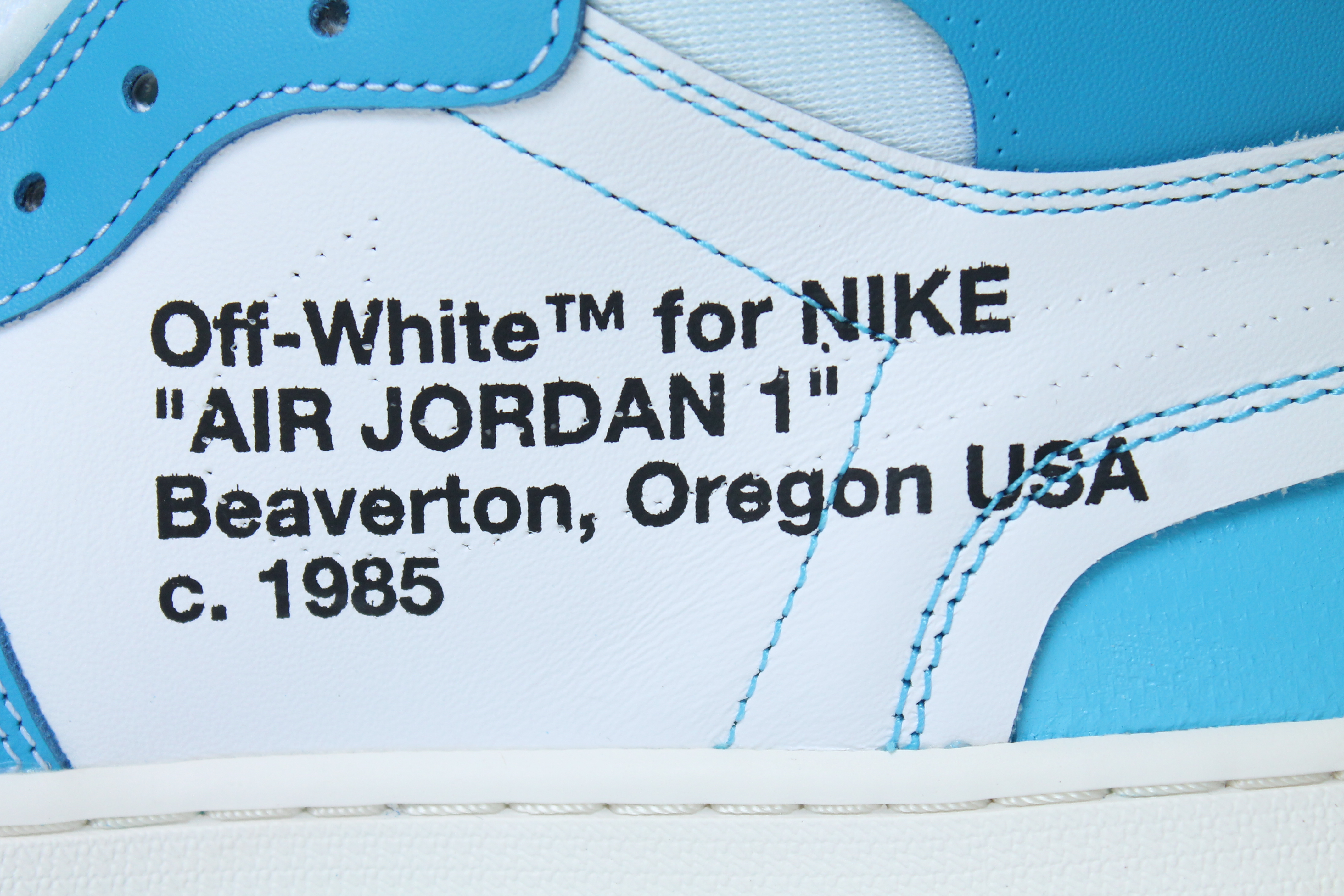 off white jordan 1 text