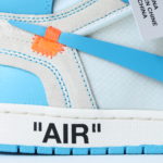 Air Jordan 1 X OFF WHITE NRG by Virgil Abloh - UNC