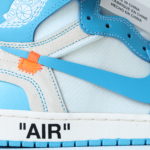 Air Jordan 1 X OFF WHITE NRG by Virgil Abloh - UNC