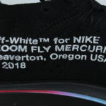 OFF WHITE X Nike Zoom Fly Mercurial Football, Mon Amour - Black