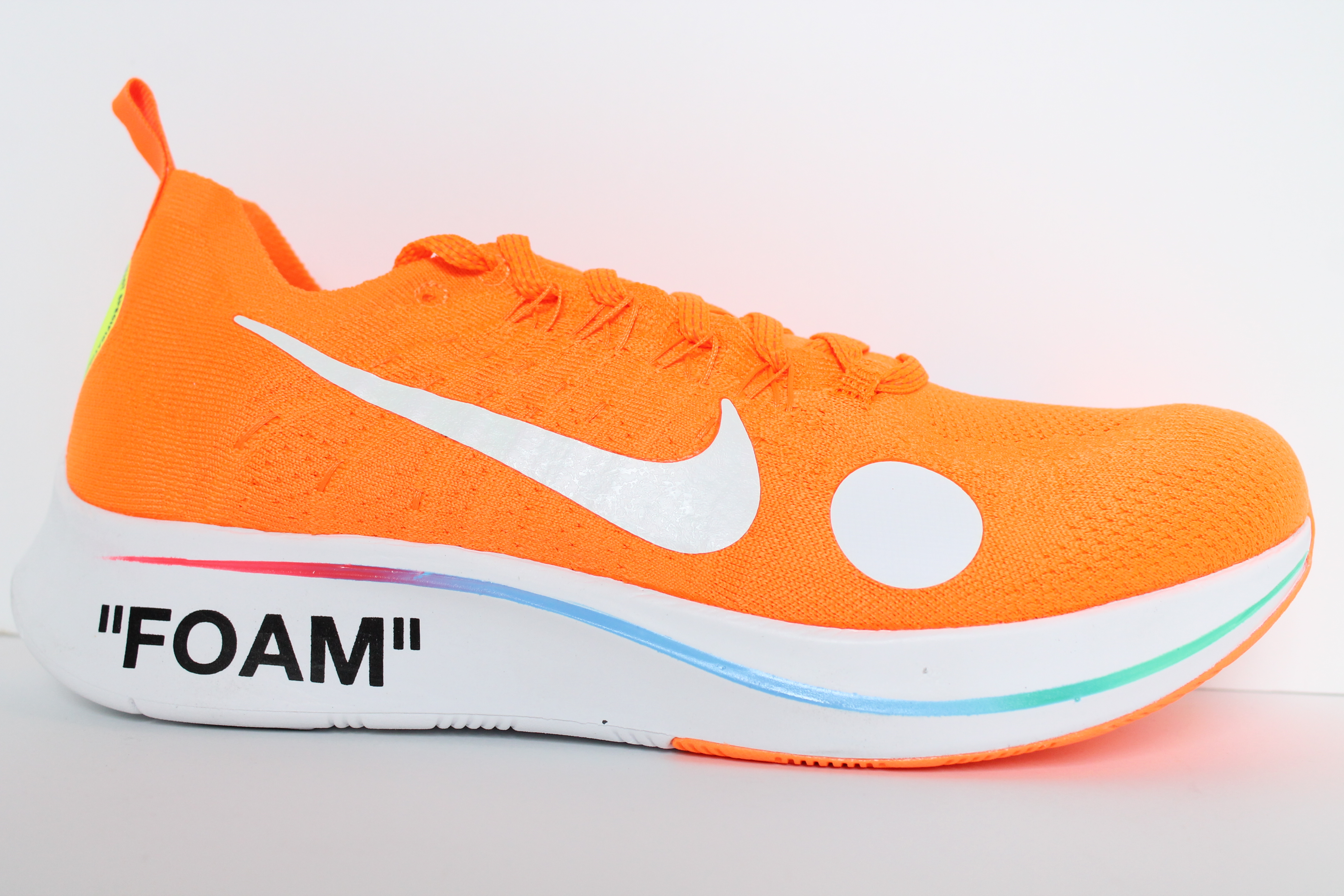 OFF WHITE X Nike Zoom Fly Mercurial Football, Mon Amour - Orange