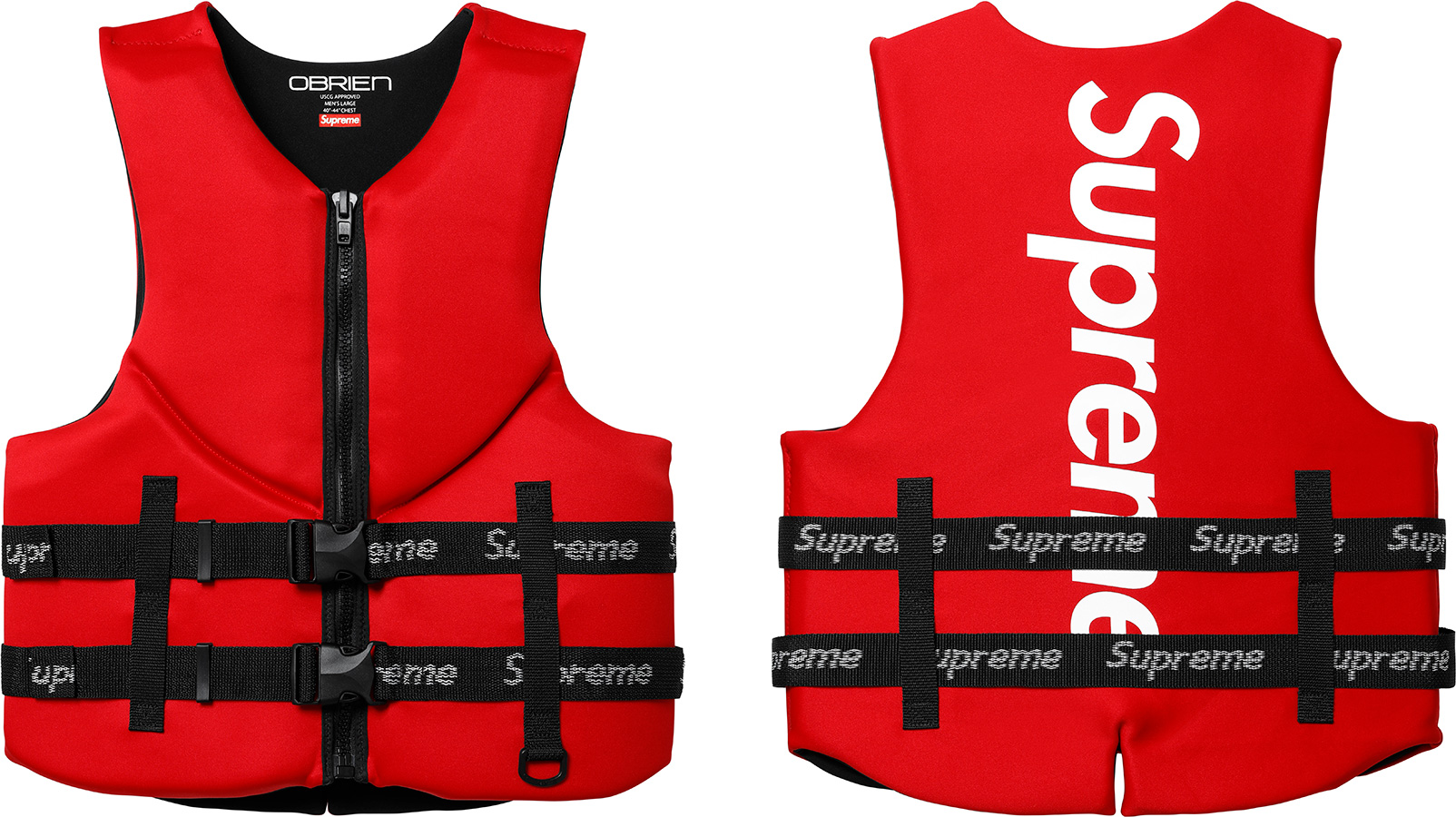 supreme red vest