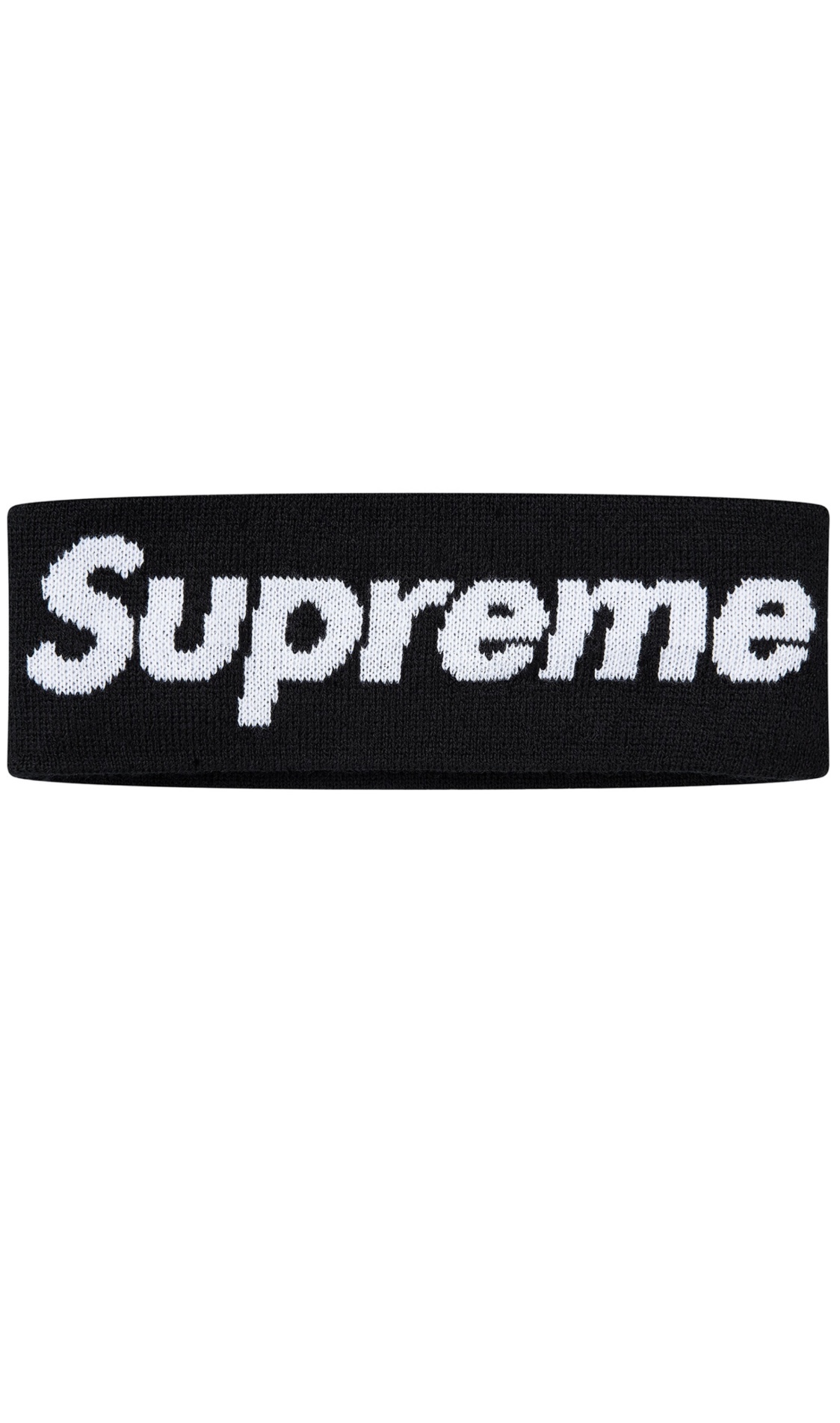 Supreme New Era® Big Logo Headband - Black