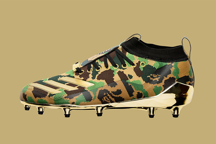 adidas X Bape adizero Super Bowl Football Cleats - Green