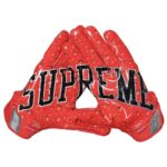 Supreme®/Nike® Vapor Jet 4.0 Football Gloves - Red