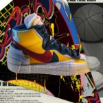 Nike Blazer Mid Sacai Maize Navy - Image 10