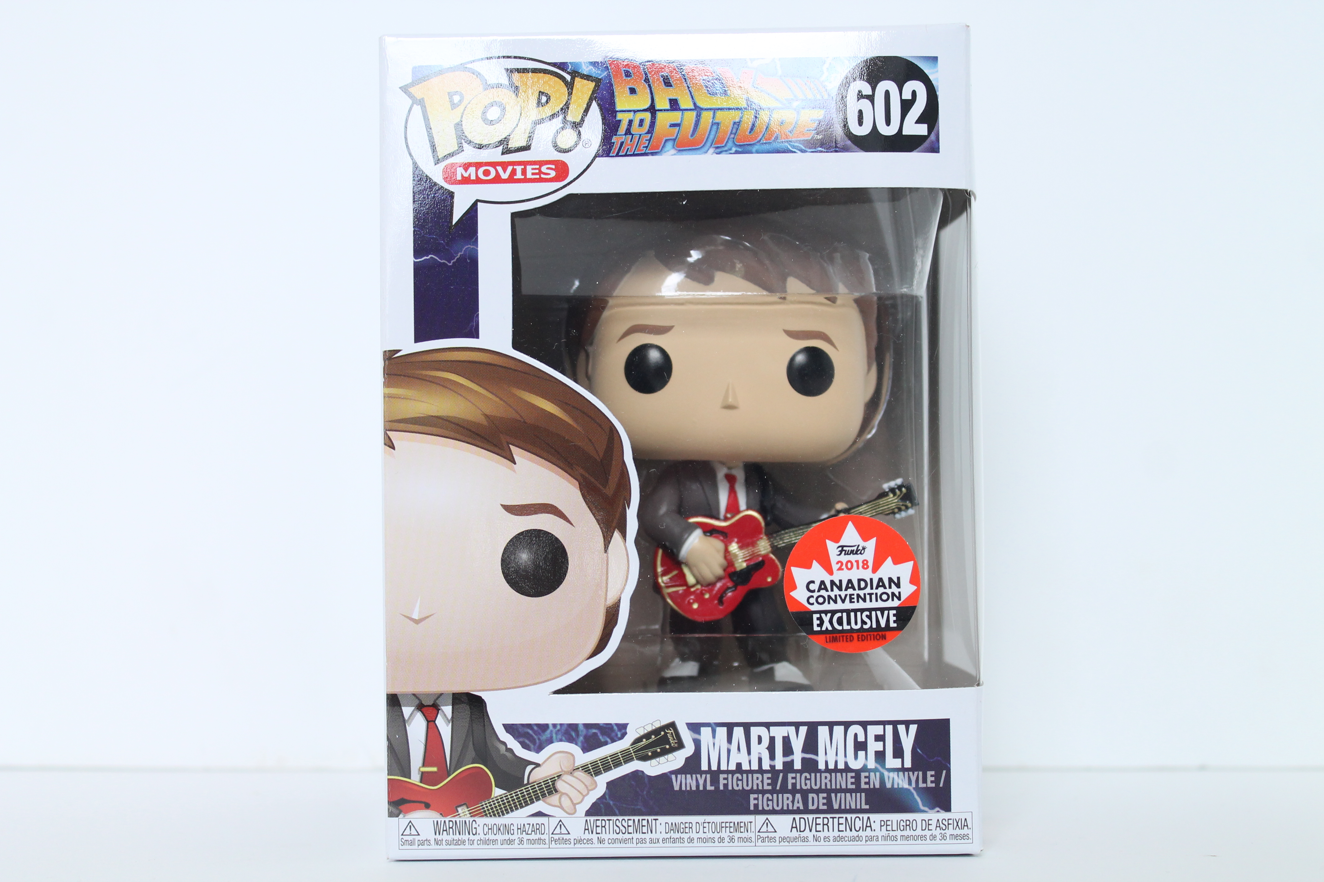 Funko POP! Movies Back to the Future Marty McFly 2018 Canadian Convention Exclusive