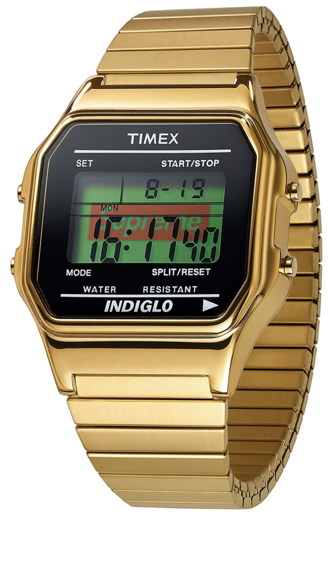 Supreme®/Timex® Digital Watch - Gold