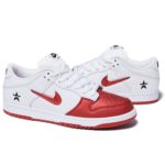 Supreme®/Nike® SB Dunk Low - White - Image 45