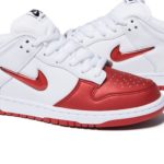 Supreme®/Nike® SB Dunk Low - White - Image 46