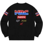 Supreme®/Honda®/Fox® Racing Crewneck - Black - Image 2