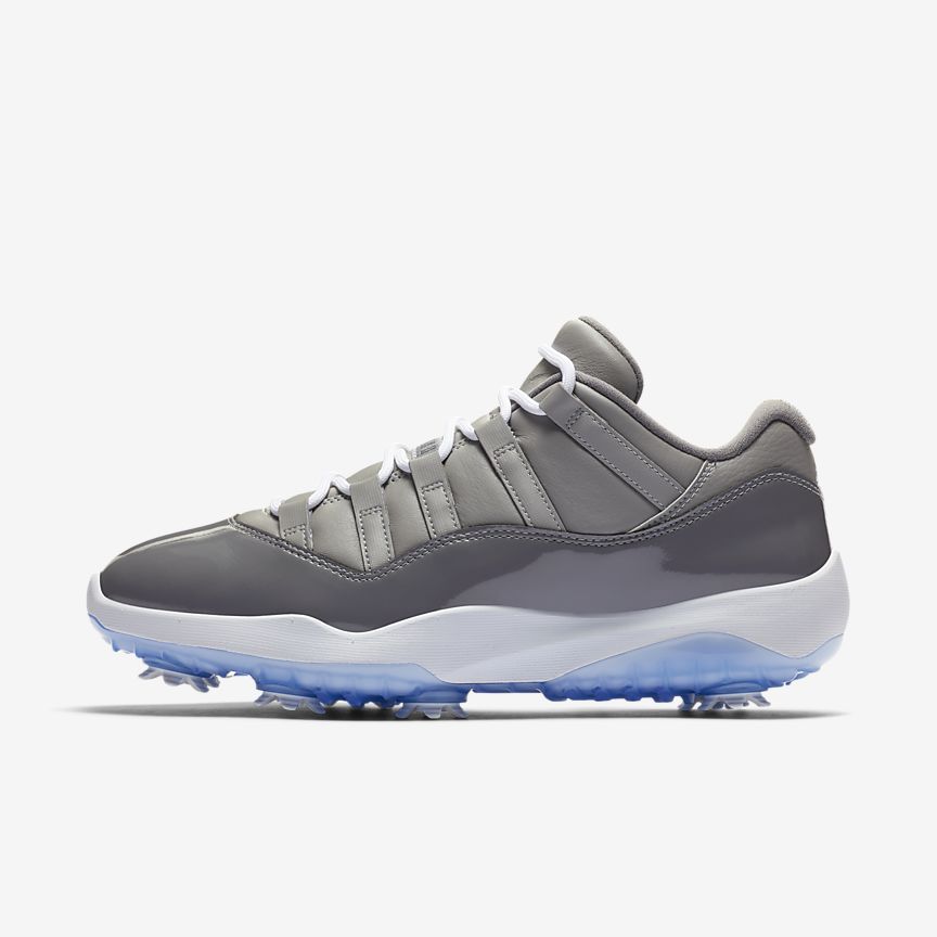 Jordan 11 Men's Golf Shoe Cool Grey