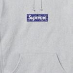 Supreme Bandana Box Logo Hooded Sweatshirt - Grey - Image 2