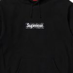 Supreme Bandana Box Logo Hooded Sweatshirt - Black - Image 2