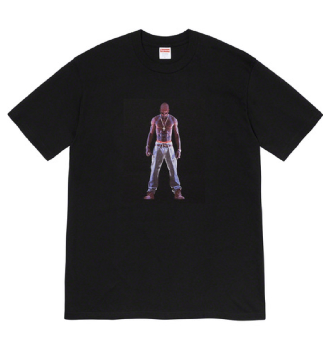 Supreme Tupac Hologram Tee Black