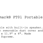 Supreme®/Numark® PT01 Portable - Red