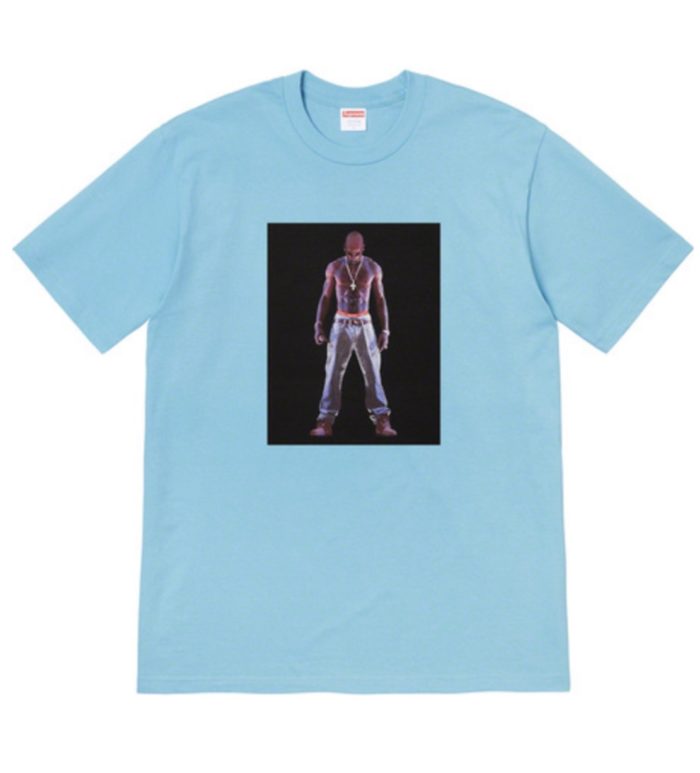 AuthentKicks | Supreme Tupac Hologram Tee Light Slate