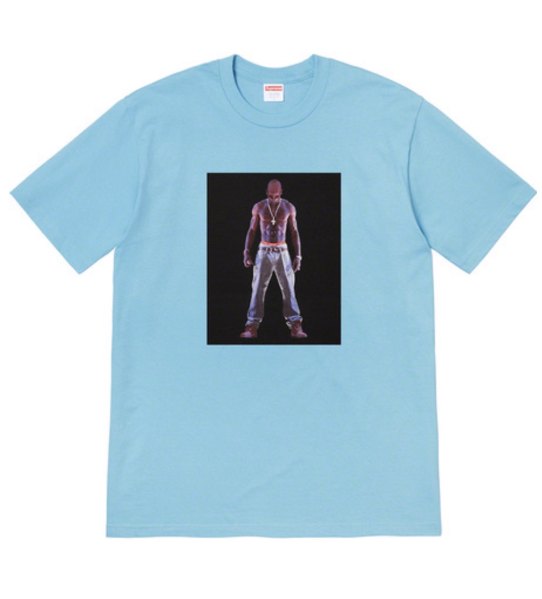 Supreme Tupac Hologram Tee Light Slate