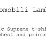 Supreme®/Automobili Lamborghini Tee - Black