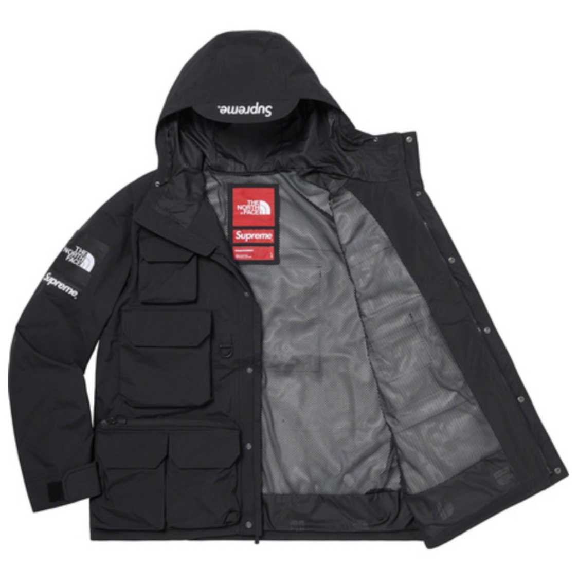 Supreme®/The North Face® Cargo Jacket – Black - AuthentKicks