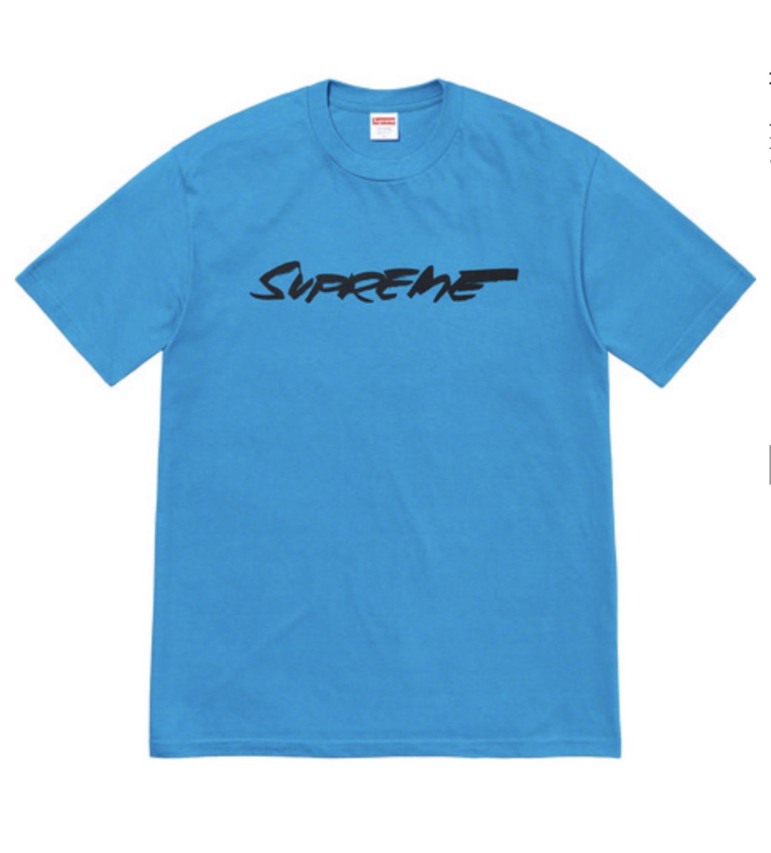 Supreme Futura Logo Tee - Bright Blue