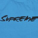 Supreme Futura Logo Tee - Bright Blue