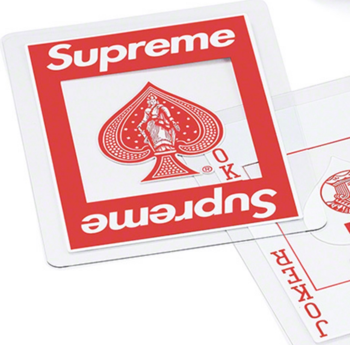 AuthentKicks | Supreme®/Bicycle® Clear Playing Cards
