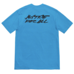 Supreme Futura Logo Tee - Bright Blue