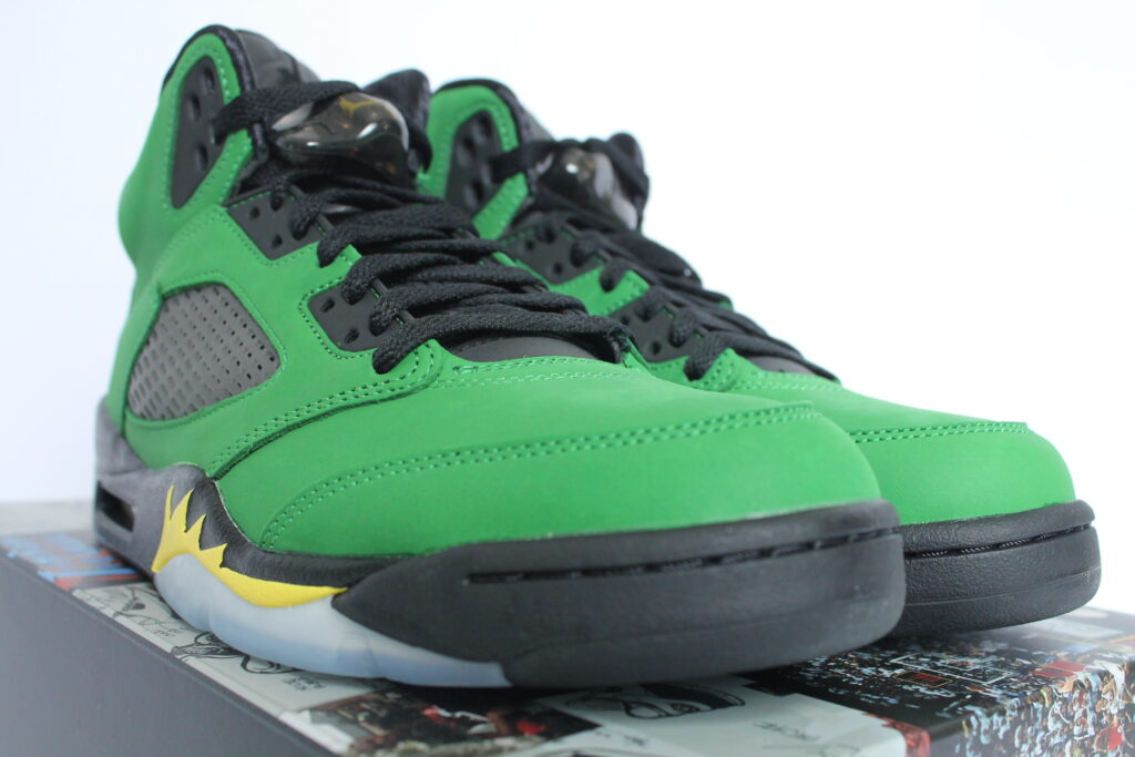 air jordan 5 apple green