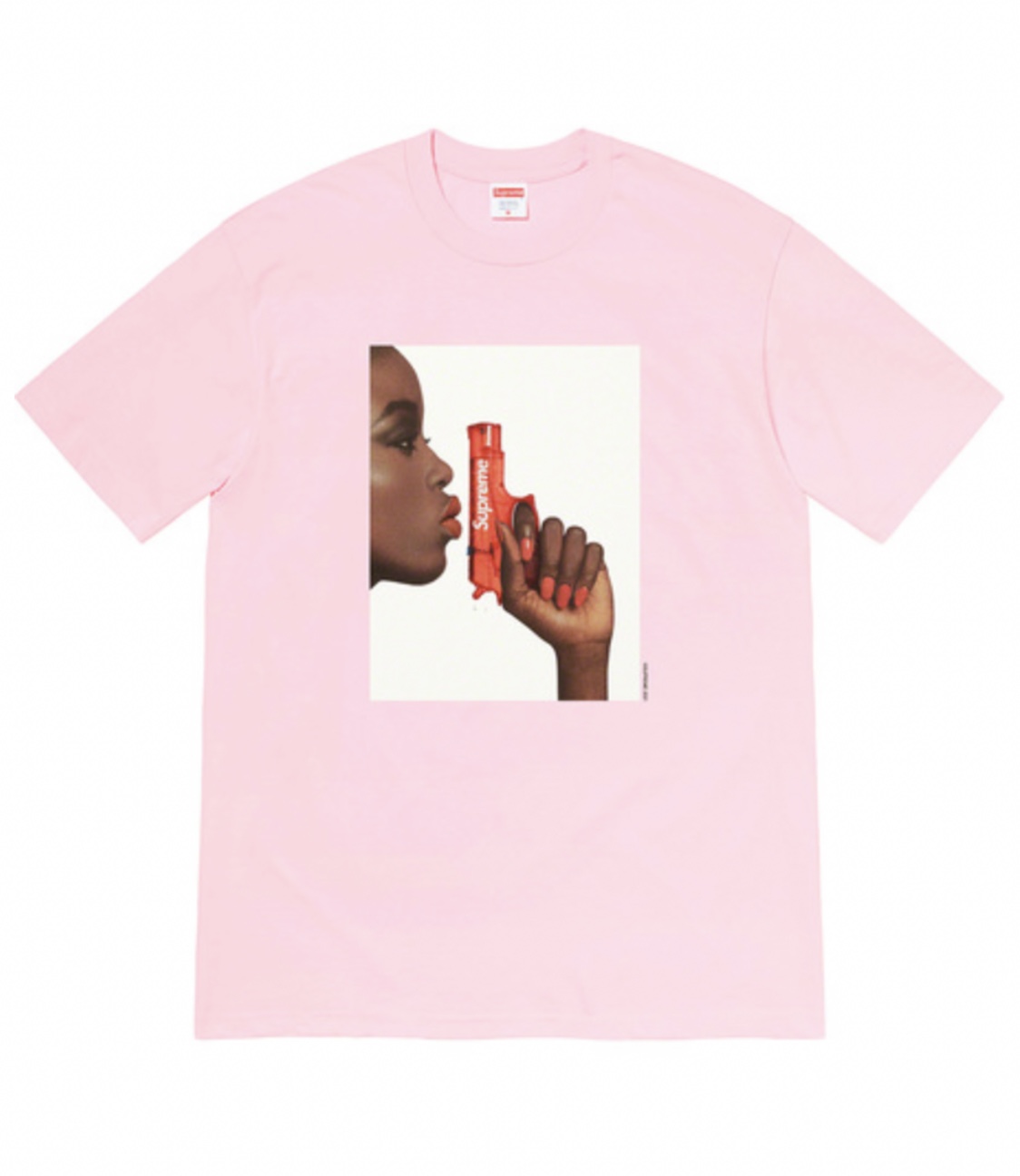 Supreme Water Pistol Tee Light Pink